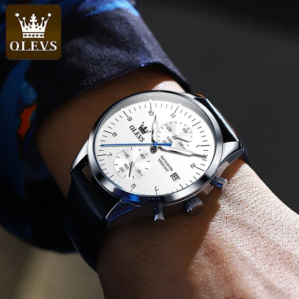 Quartz Luxury Luminous Chronograph Wristwatch - TaMNz