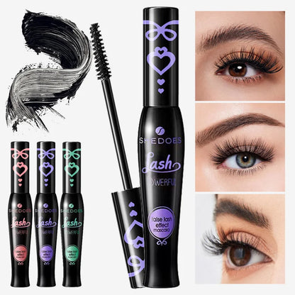 4D Black Mascara Thickening, Lengthening, Curling, Waterproof Liquid Fiber Mascara