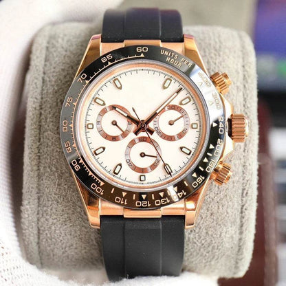 High-end Men's Elegant Automatic Mechanical Watch Clean 4130 Movement Luxury Sapphire Mirror Business Waterproof Men Wrist Watch - Tamnz