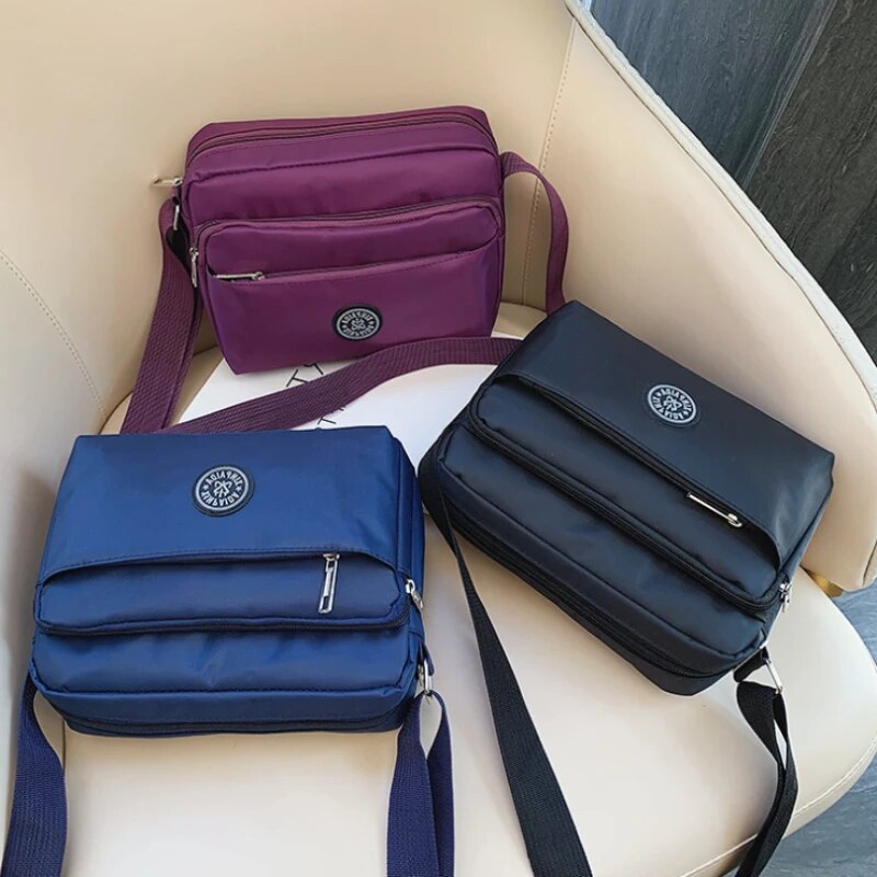2023 New Casual Solid Color Women Bags Luxury Designer Shoulder Bag Nylon Cloth Lady Messenger Bag Mobile Phone Bag Wholesale - TaMNz