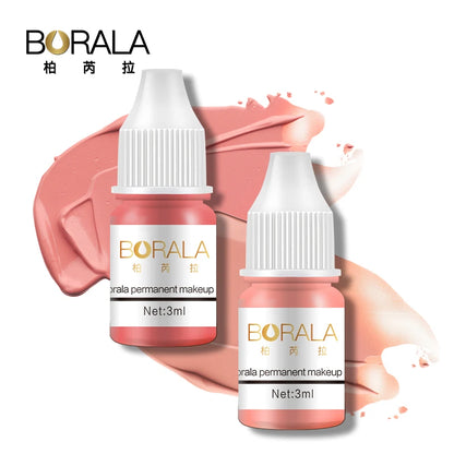 Borala 26 Colors 3ML Permanent Makeup Tattoo Lips Eyebrows Eyeliners Pigments Sample Size Tattoo Pigments Beauty Art Women Use