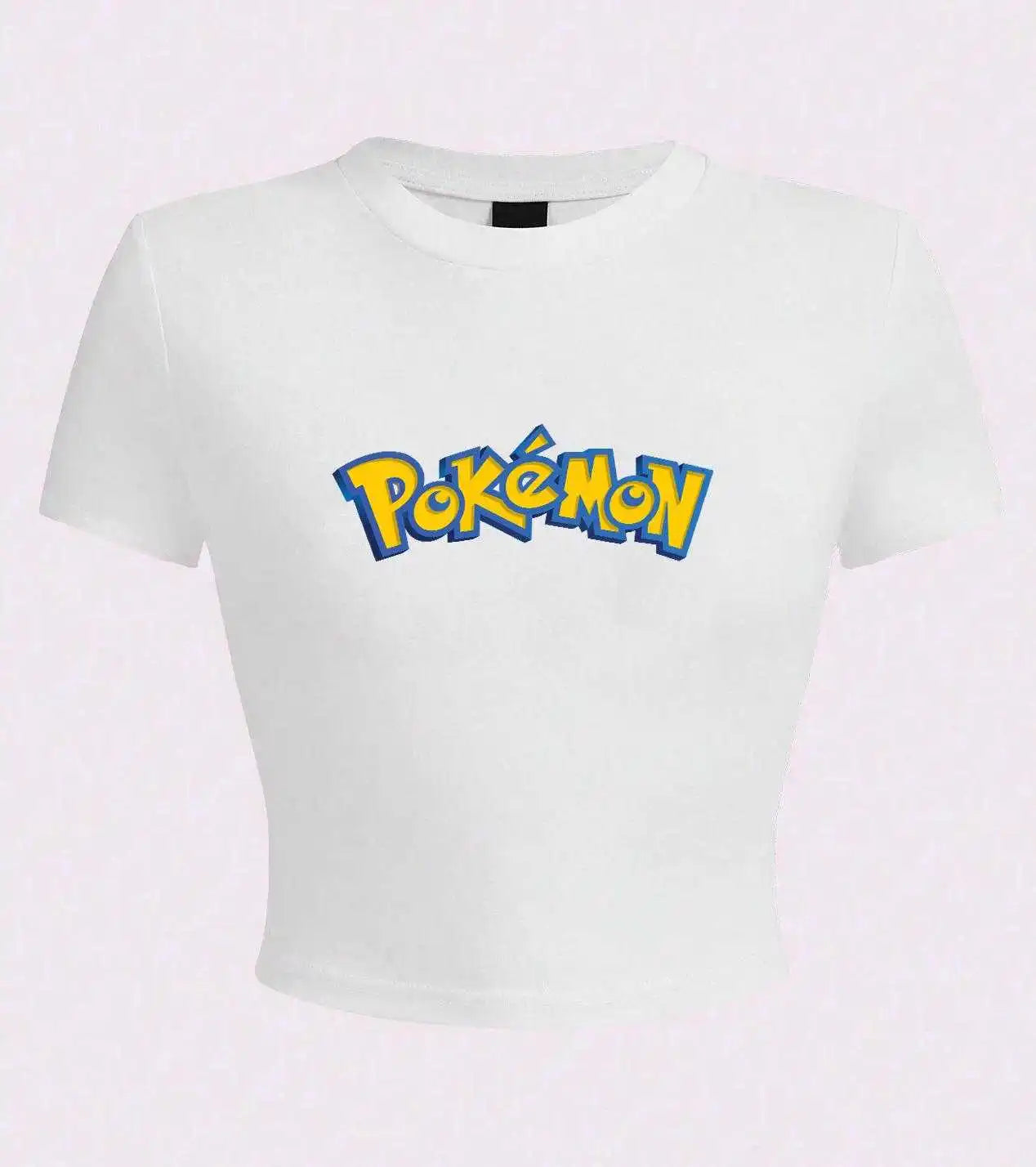 Pokemon Disney Woman Tee Shirt Summer Crop Tops Breathable Tee Clothing Comics Slim Humor T Shirt Soft Short Sleeved