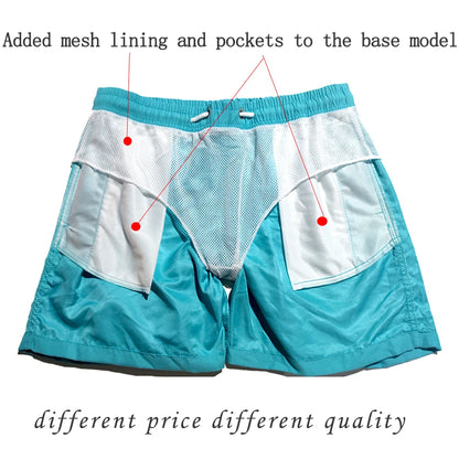 Quick Dry Board Shorts Bathing Suit