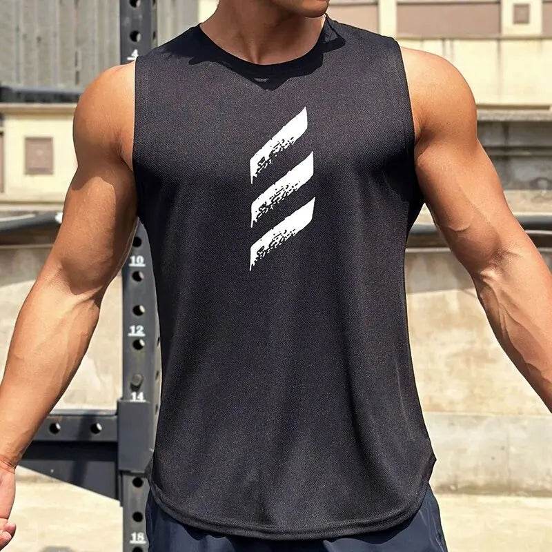 Quick-Drying Breathable Loose Fitness Sleeveless Training Vest - Tamnz