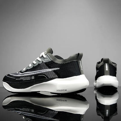 Marathon Air Cushion Men Sports Running Shoes Breathable Lightweight Women's Comfortable Athletic - TaMNz