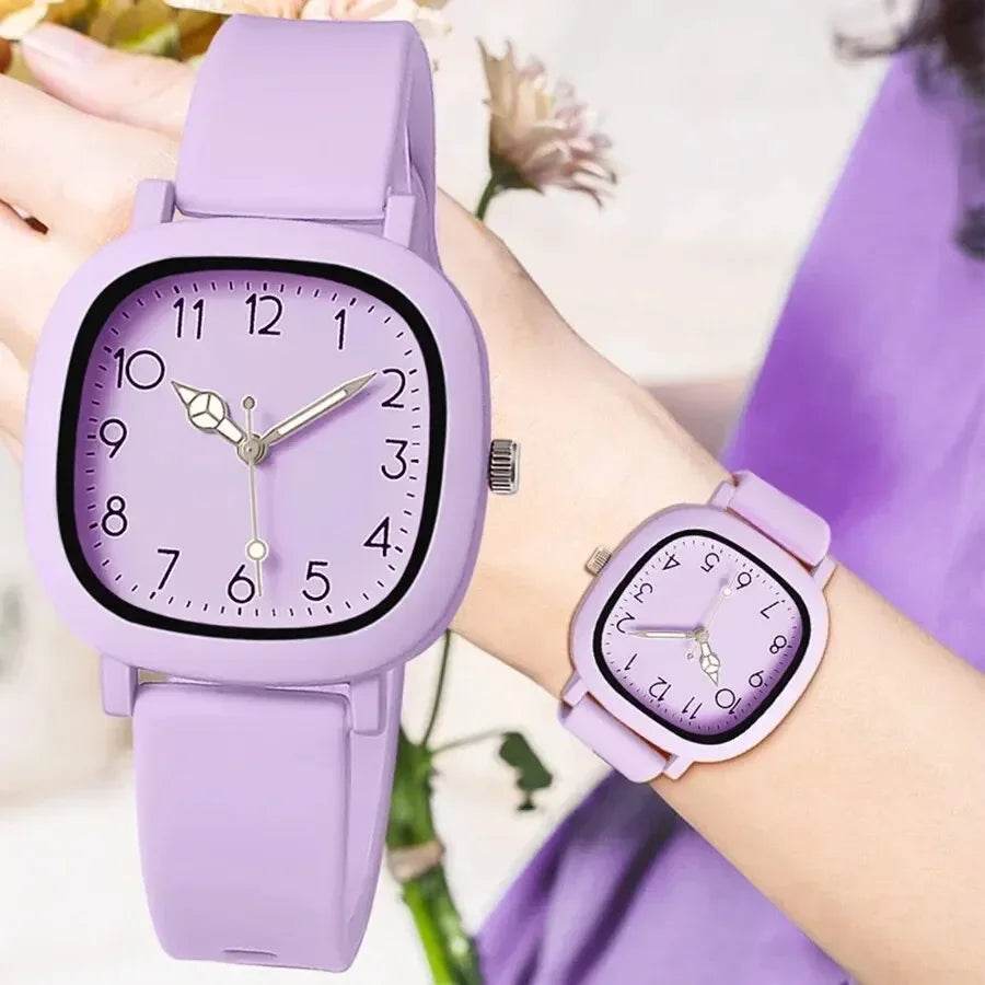 Fashion Brand Bear Women Quartz Watch 2024 Ladies Casual Silicone Jelly Watches Clock Girl Gift Zegarek Damski - Tamnz