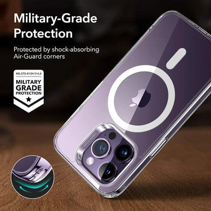 for iPhone 14 Pro Case, Compatible with MagSafe, Shockproof Military-Grade Protection, Yellowing Resistant, Magnetic Phone Case