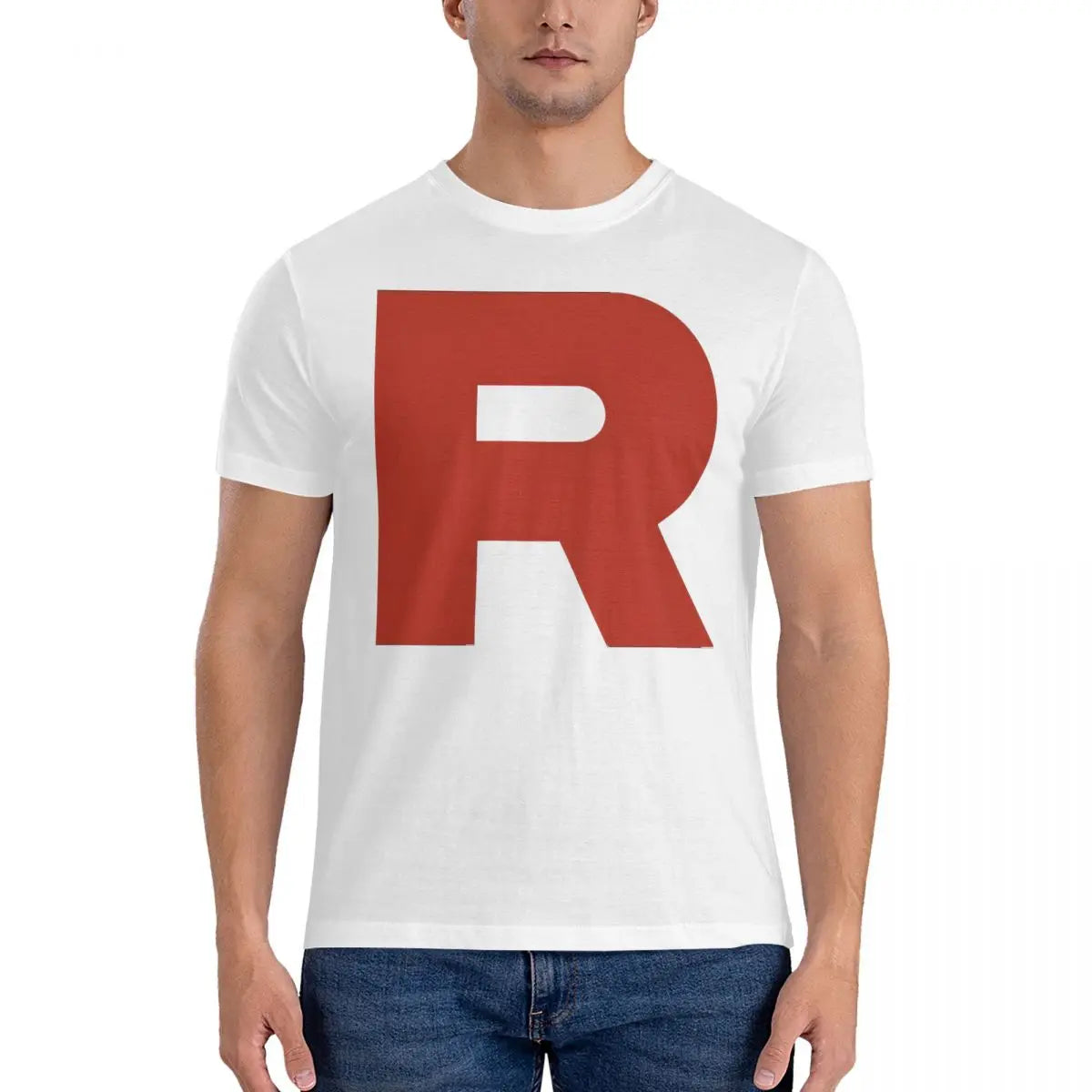 Men Team Rocket T Shirt P-Pokemon Cotton Clothing Funny Short Sleeve O Neck Tee Shirt Graphic Printed T-Shirts