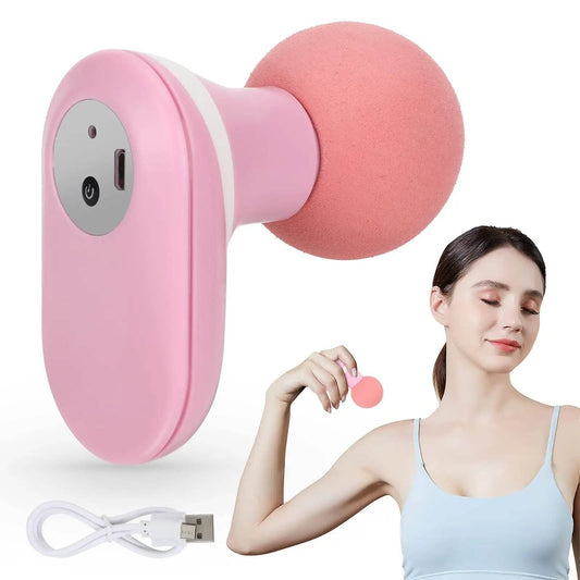 Mini Massage Gun 6 Speeds Quiet USB Portable Muscle Percussion Massage Gun for Pain Relief Body Massager Gift for Mother Wife - Tamnz