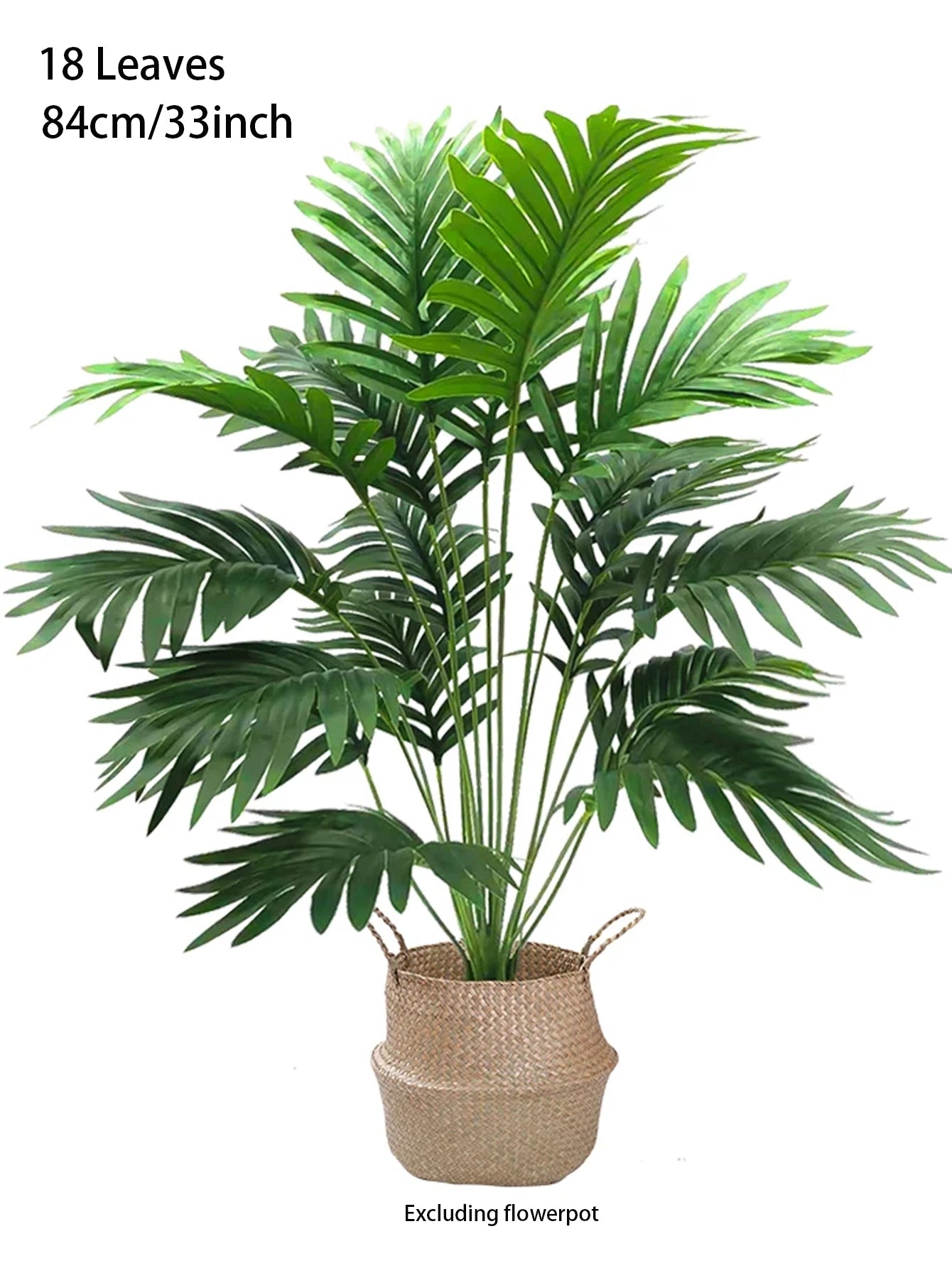 70-120cm Large Artificial Palm Tree Plastic Turtle Back Plants Leaf Schefflera Tropical Tree Home Office Party Outdoor Decor - Tamnz