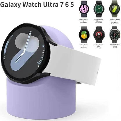 NEW Charging bracket for Samsung Galaxy Watch 7 Ultra 47mm 6 5 44mm 40mm 5 pro 45mm Silicone Stand for Watch 6 Classic 47mm 43mm - Tamnz