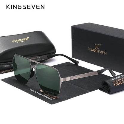Polarized Sunglasses Ultra Thin Temples Pilot Sun Glasses For Men UV400 Retro Eyewear - TaMNz