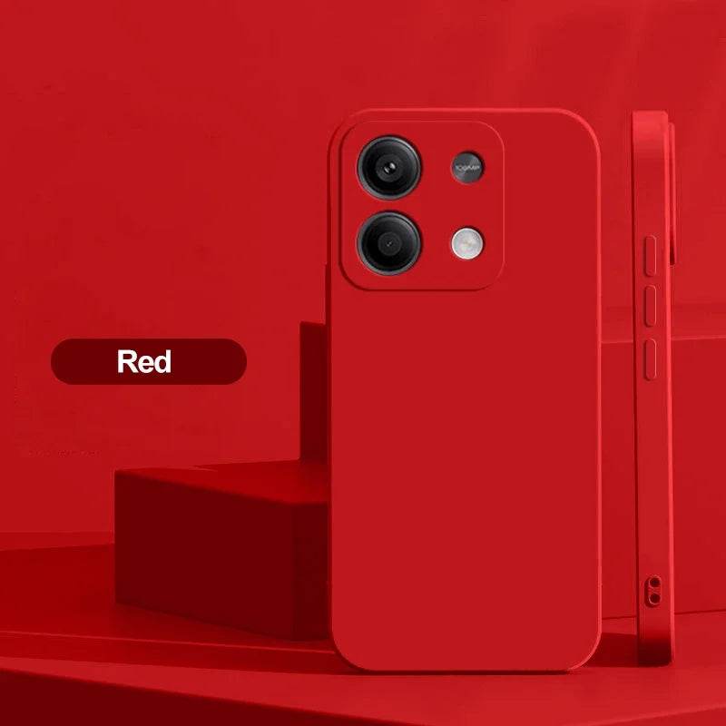 Original Liquid Silicone Phone Case For Xiaomi Redmi Note 13 13Pro Note13 Pro ＋ Note13Pro Plus 5G Shockproof Back Cover - Tamnz