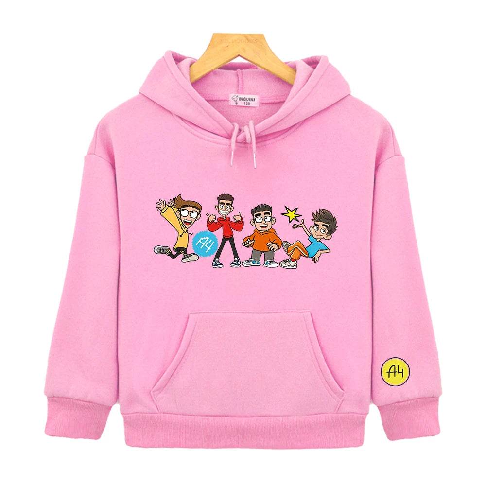 Kid's Merch A4 Lamba Hoodie Hoodie for Girls A4 мерч Sweatshirt Spring Autumn Pullover Baby Boy Clothes Children Clothing Casual - Tamnz