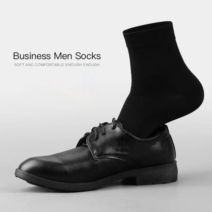 HSS Brand Men's Cotton Socks New Style Black Business Men Socks Soft Breathable Summer Winter for Male Socks Plus Size (6.5-14) - TaMNz