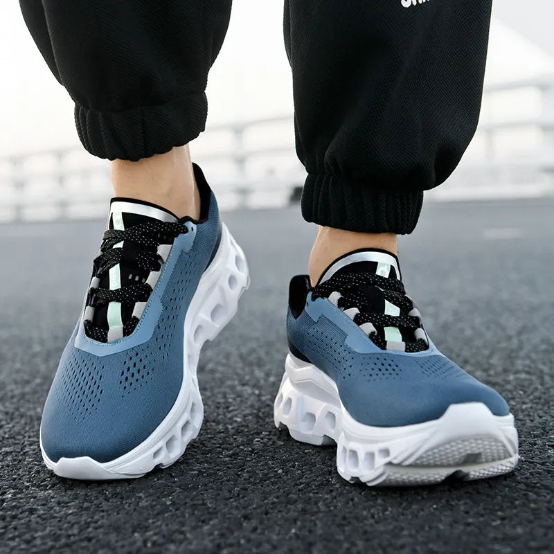 Spring Summer New Men's Sports Sneakers Breathable Platform Casual Sneakers Man Outdoor High Quality Men Athletic Shoes Trainers