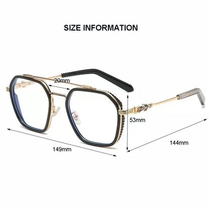 Light Blocking Fashion Highend Glasses Men Optical Clear Glasses - TaMNz