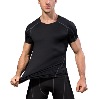 Quick Dry Shirt Men Fitness Sport T-shirt Bodybuilding - TaMNz