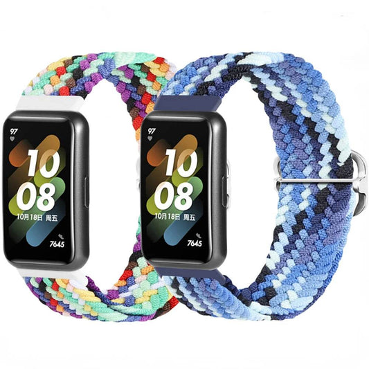 Nylon Loop Strap For Huawei Band 9/8/7 Adjustable Braided Replacement Bracelet Wristband For Huawei Band 7 8 9 Belt Accessories - Tamnz