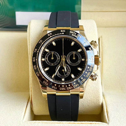 High-end Men's Elegant Automatic Mechanical Watch Clean 4130 Movement Luxury Sapphire Mirror Business Waterproof Men Wrist Watch - Tamnz