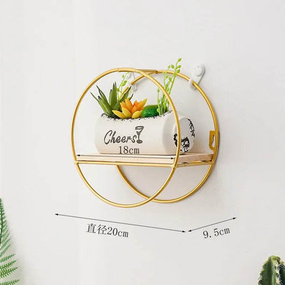 Floating Wall Shelf Sundries Storage Holder Living Room Home Decoration Wall Mounted Hexagon Shelf Handicraft Display Rack - Tamnz