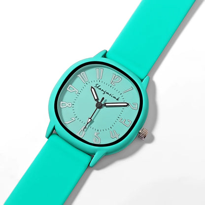 Fashion Women's Watch Silicone Strap Wristwatch Quartz Watches For Women Clock Ladies Watch Gift Reloj Mujer relojes de mujer