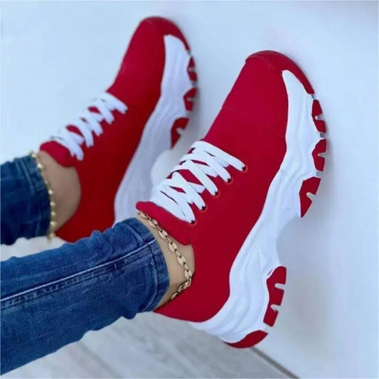 Sneakers Women Shoes New Pattern Canvas Shoe Casual Women Sport Shoes Flat Lace-Up Adult Zapatillas Mujer Chaussure Femme - TaMNz