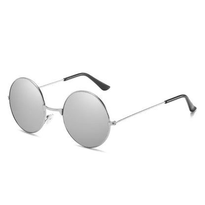 Popular Fishing Leisure Round Metal Men Sunglasses Retro Vintage Sunglasses - TaMNz