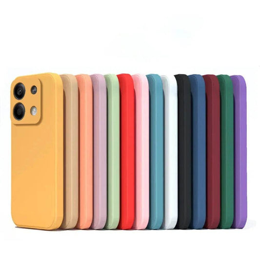 Original Liquid Silicone Phone Case For Xiaomi Redmi Note 13 13Pro Note13 Pro ＋ Note13Pro Plus 5G Shockproof Back Cover - Tamnz