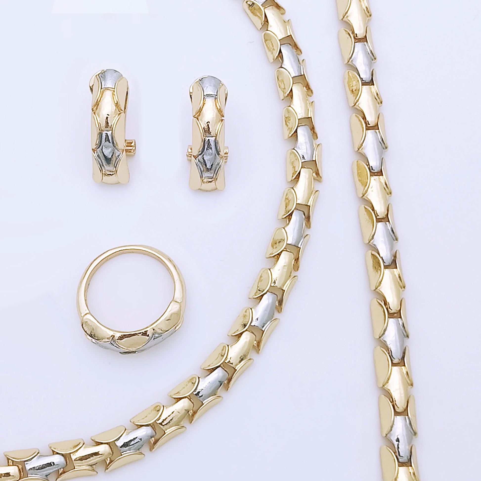 Italian Brazilian Jewelry Set Wedding Jewellery 18k Gold Plated Necklace For Women Daily Wear Fashion Bride Accessories Gifts - TaMNz