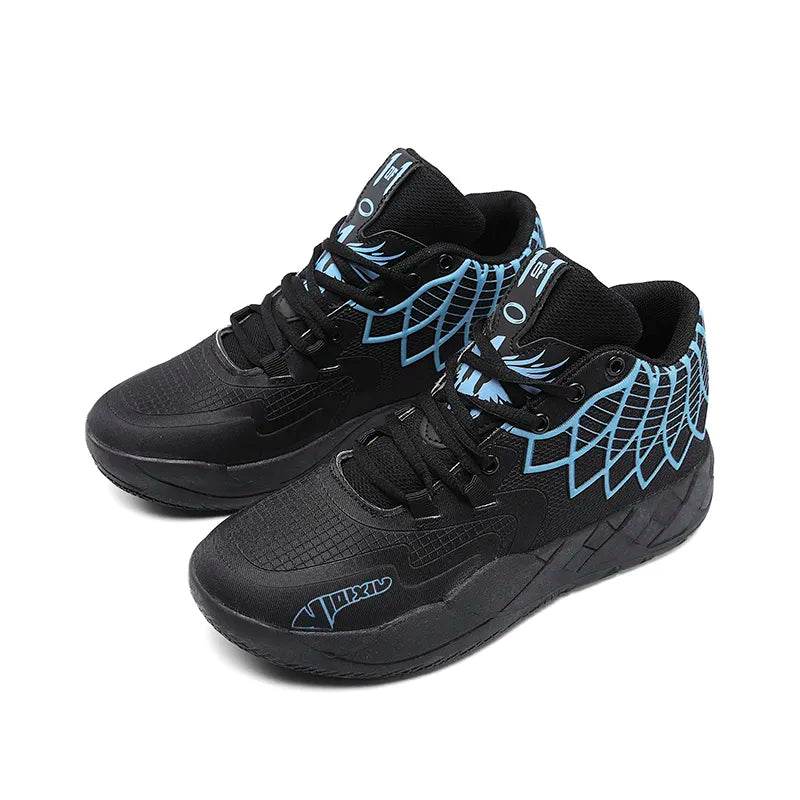 Men's fashion trend outdoor leisure sports thick soles wear-resistant non-slip basketball shoes - Tamnz