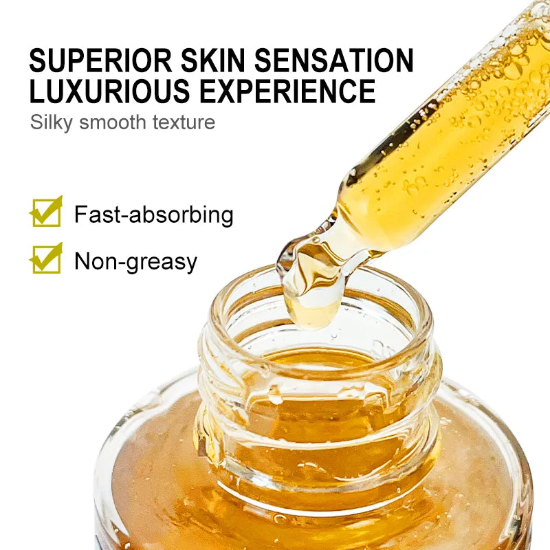 AUQUEST Dark Spot Serum Hyaluronic Acid Whitening Vitamin C Face Serum Turmeric Collagen Facial Skin Care Beauty - TaMNz