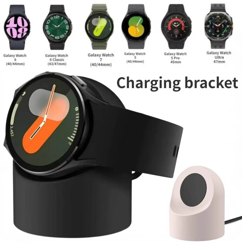 NEW Charging bracket for Samsung Galaxy Watch 7 Ultra 47mm 6 5 44mm 40mm 5 pro 45mm Silicone Stand for Watch 6 Classic 47mm 43mm - Tamnz