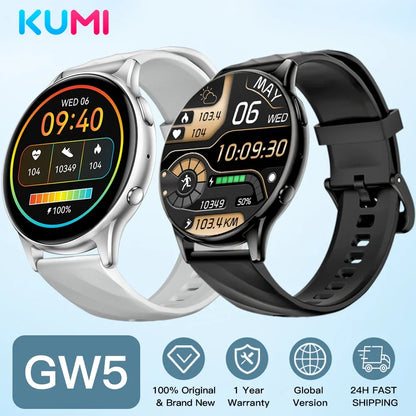 GW5 Smart Watch 1.39 inch NFC Bluetooth 5.2 100+ Sport Heart Rate Blood Pressure Oxygen Monitor Waterproof IP68 - TaMNz