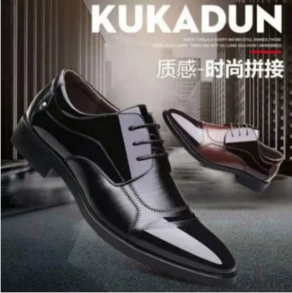 Lace Up Formal Dress Shoes Luxury Business Oxford Male Office Wedding Dress Shoes Footwear Mocassin Homme - TaMNz