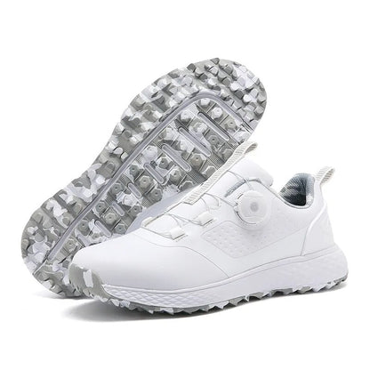 Waterproof Golf Shoes Unisex Comfortable Golf Sneakers Outdoor Walking Footwears Anti Slip Athletic Sneakers - TaMNz