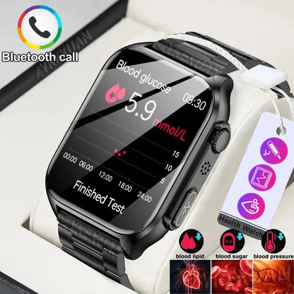 AI Voice Assistant Bluetooth Call Automatic Infrared Blood Oxygen Health Watch IP67 - Tamnz