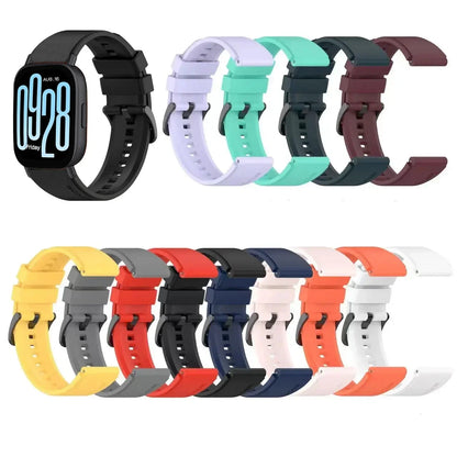 20mm 22mm Silicone loop Strap for Redmi Watch 5 Lite soft rubber Replacement bracelet Wristband for Redmi Watch 5 Active correa