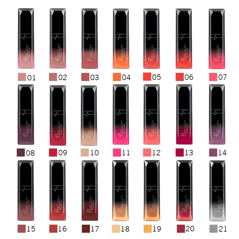 Matte Lips Makeup Waterproof lipgloss Velvet liquid matte lipstick Long Lasting Nude Lip Gloss Cosmetics P1201# - TaMNz