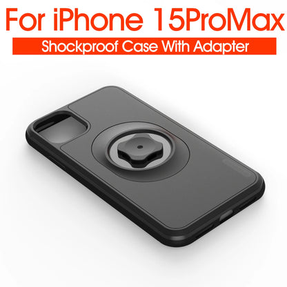 Shockproof Case for IPhone 16 and X-16 Max/XR Quick Mount Case with Adapter for sincetop series C Gen 1/2 Mount