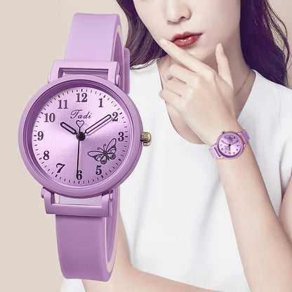 Women's Watch Silicone Strap Wristwatch Quartz Watches Women Clock Casual Female Watches Gift Reloj Mujer relogios feminino