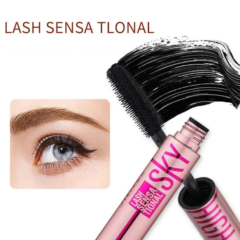 4D Mascara Lengthening Waterproof Thick Curling Lasting Eyelash Extension Black Mascara Natural Eyelash Enhance Cosmetics Makeup