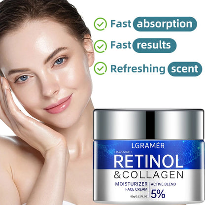 Retinol Wrinkle Removing Cream Anti Aging Firming Lifting Fade Fine Lines Whitening Moisturizing Brightening Skin Care Cosmetic