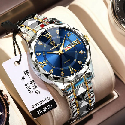 BINBOND Top Brand Luxury Fashion Watch Men Waterproof Week Date Clock Sport Watch Men Quartz Wristwatch Relogio Masculino B2521