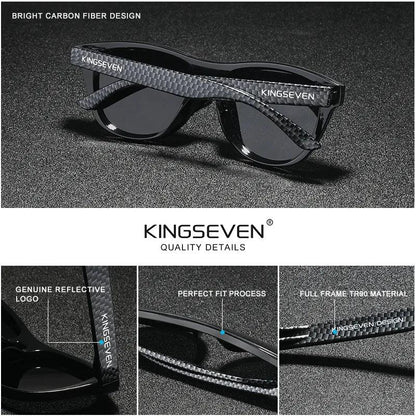 Brand Design Glasses TR90 Polarized Sunglasses Men Retro Sunglasses - TaMNz