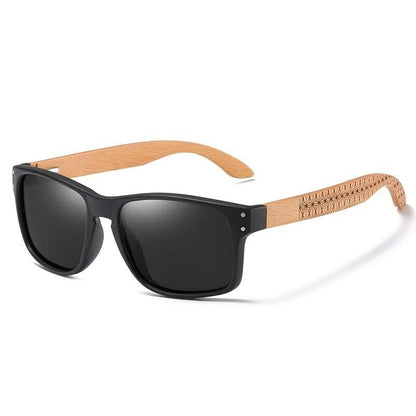 Brand Design Beech Wood Handmade Sunglasses Men Polarized Eyewear Outdoor - TaMNz