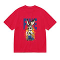Retro Cartoon Rabbit “FINE” T-Shirt