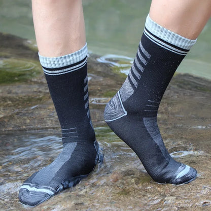 Outdoor Waterproof Socks Men Women for Sport Hiking Wading Camping Trekking Winter Skiing Sock Warm Breathable Waterproof Socks - TaMNz