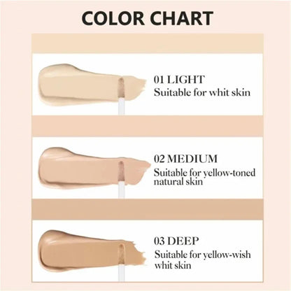 12ml Matte Makeup Foundation Cream For Face Professional Concealing Eye Dark Circle Liquid Long-lasting Corrector Cream Cosmetic