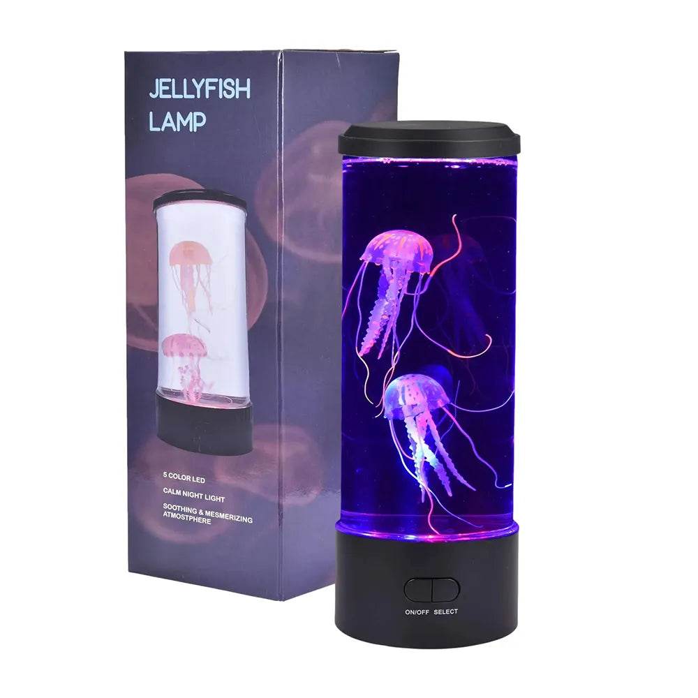 Color Changing Jellyfish Lamp Usb/Battery Powered Table Night Light Children'S Gift Home Bedroom Decor Boys Girls Birthday Gifts - Tamnz